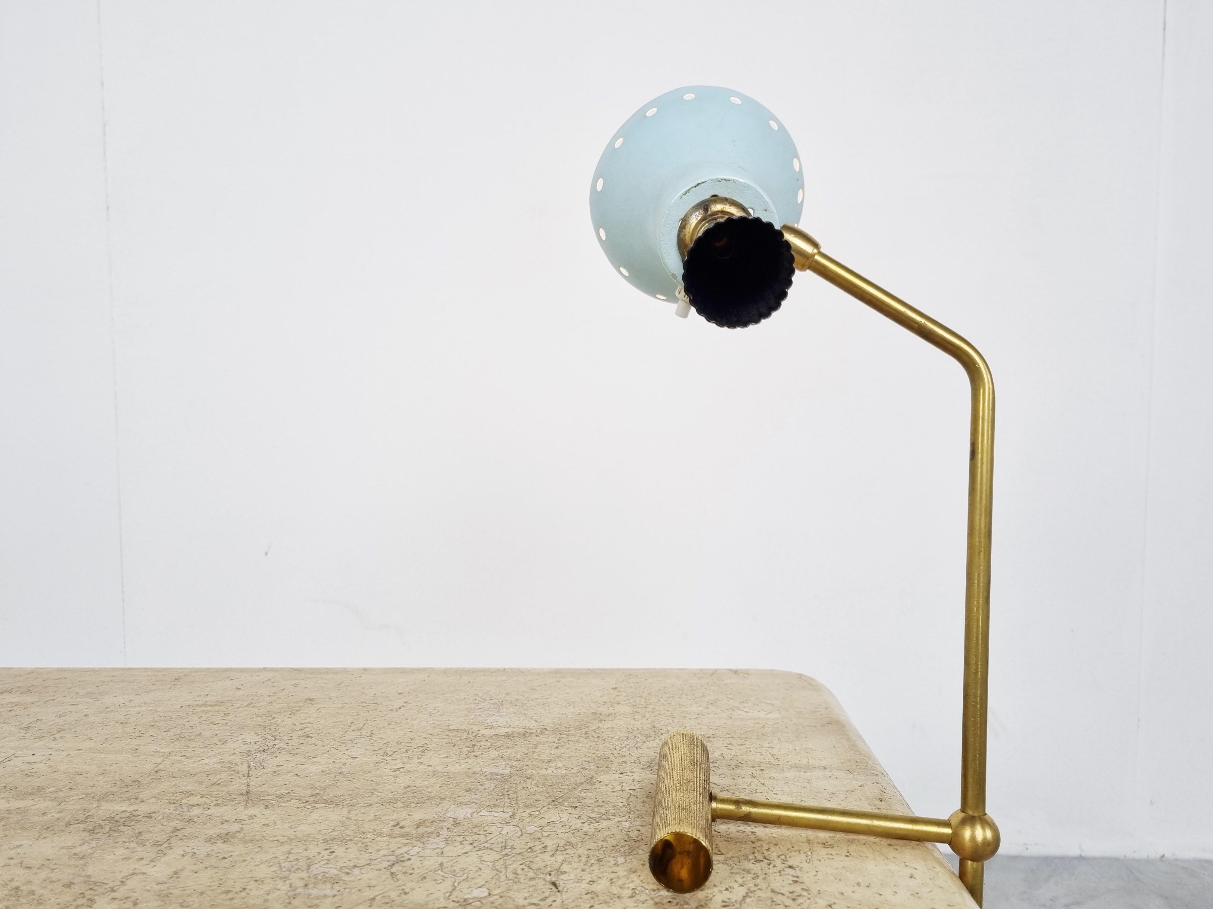 Mid-Century Modern Vintage Italian Diabolo Counter Balancing Table Lamp, 1960s