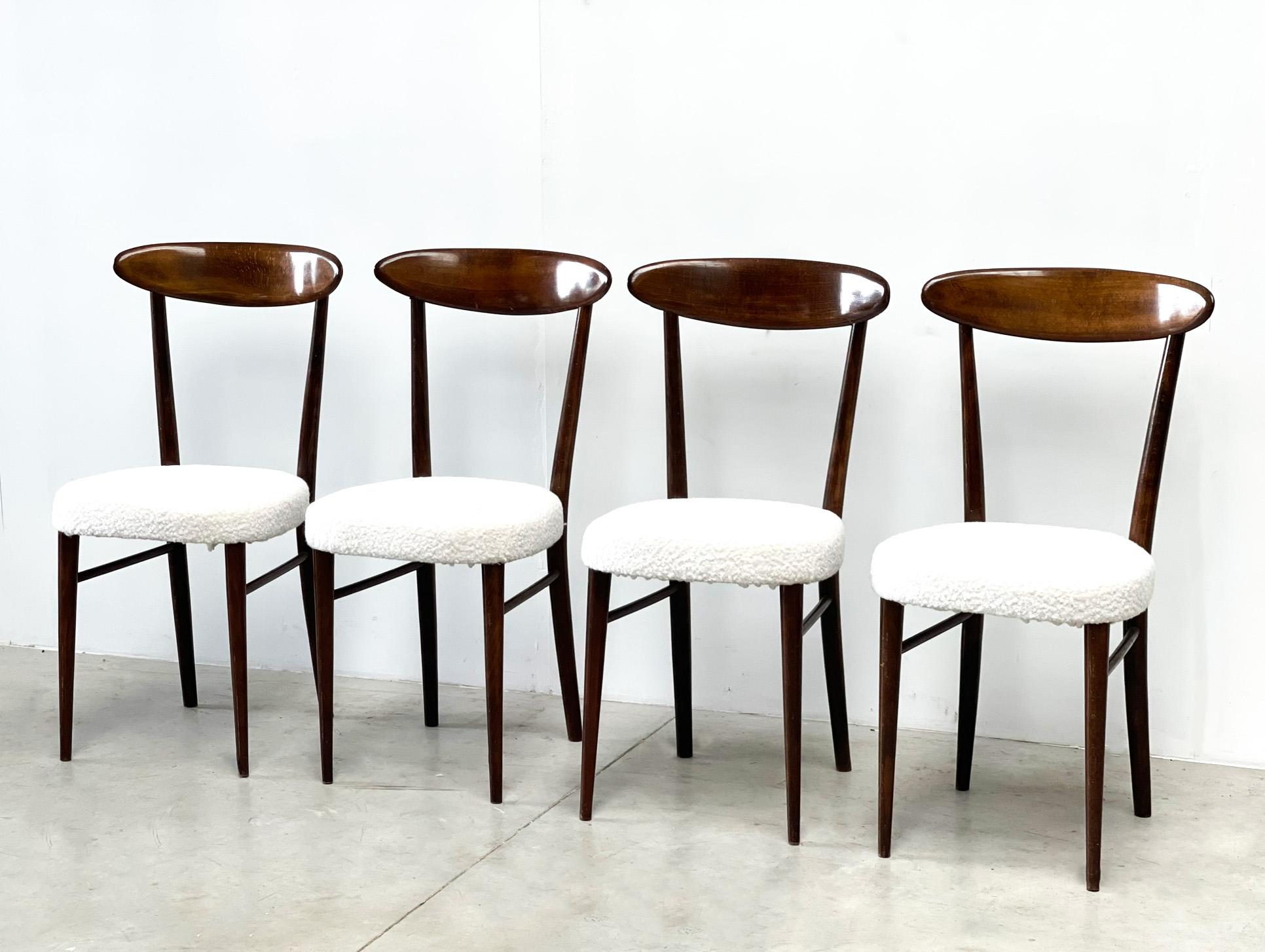 Mid-Century Modern Vintage italian dining chairs, 1960s