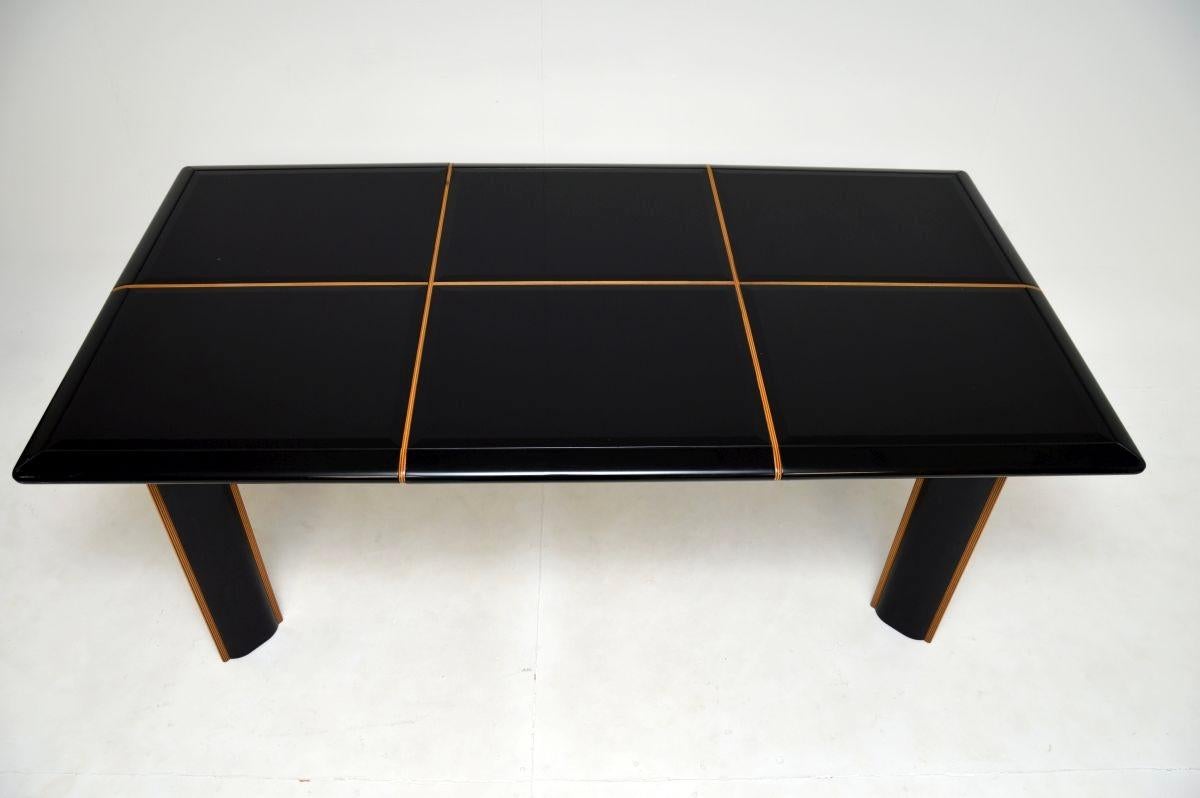 Italienischer Vintage-Esstisch und Stühle im Vintage-Stil von Pierre Cardin für Roche Bobois im Angebot 1