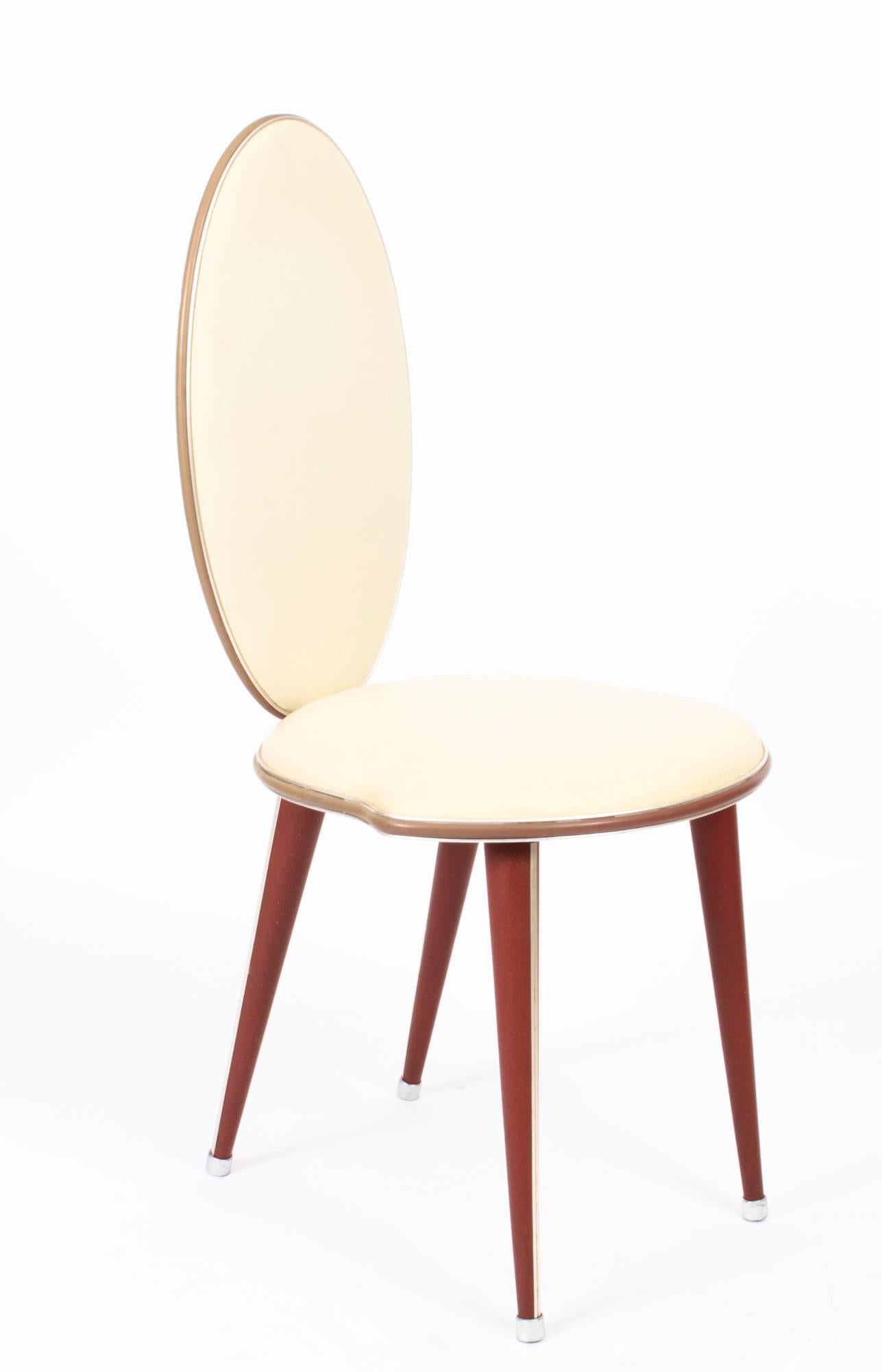 Italienischer Vintage-Esstisch und Stühle im Vintage-Stil von Umberto Mascagni, vertrieben von Harrods im Angebot 12
