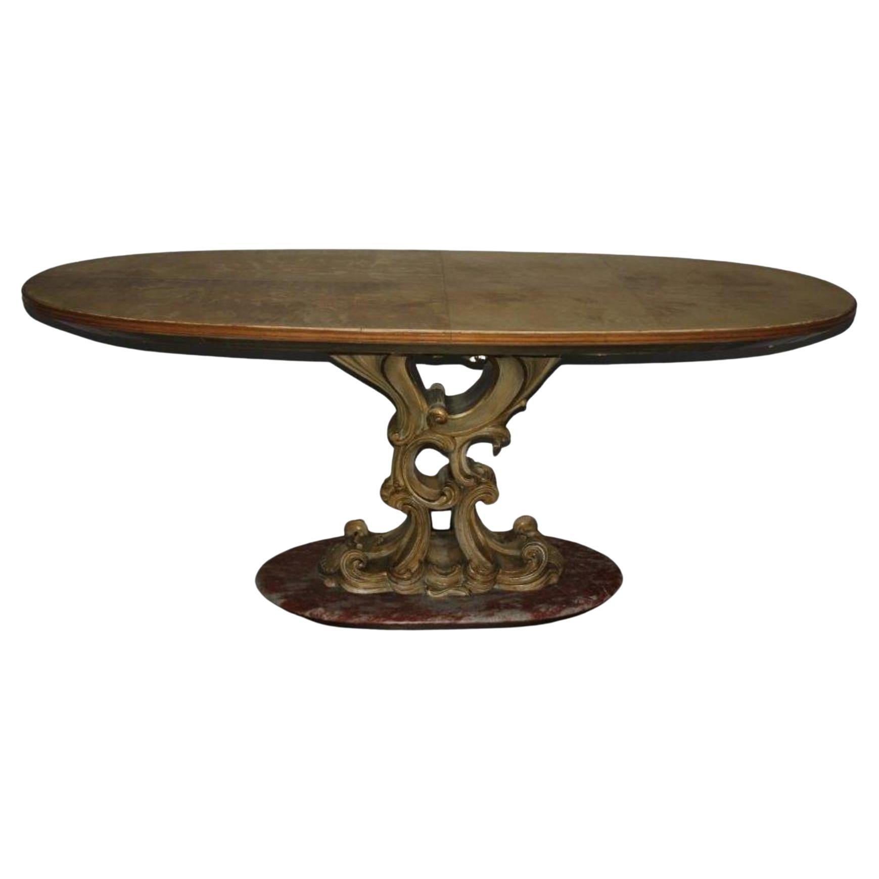 Vintage Italian Dining Table from La Permanente Mobili Cantù, 1940s For Sale