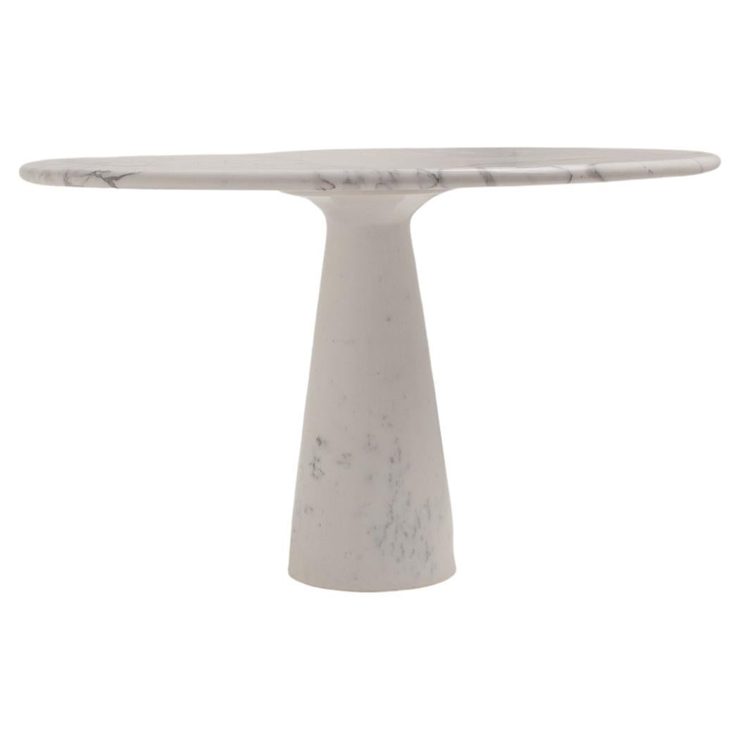 Vintage Italian Dining Table in Solid Marble, Italy 1970s