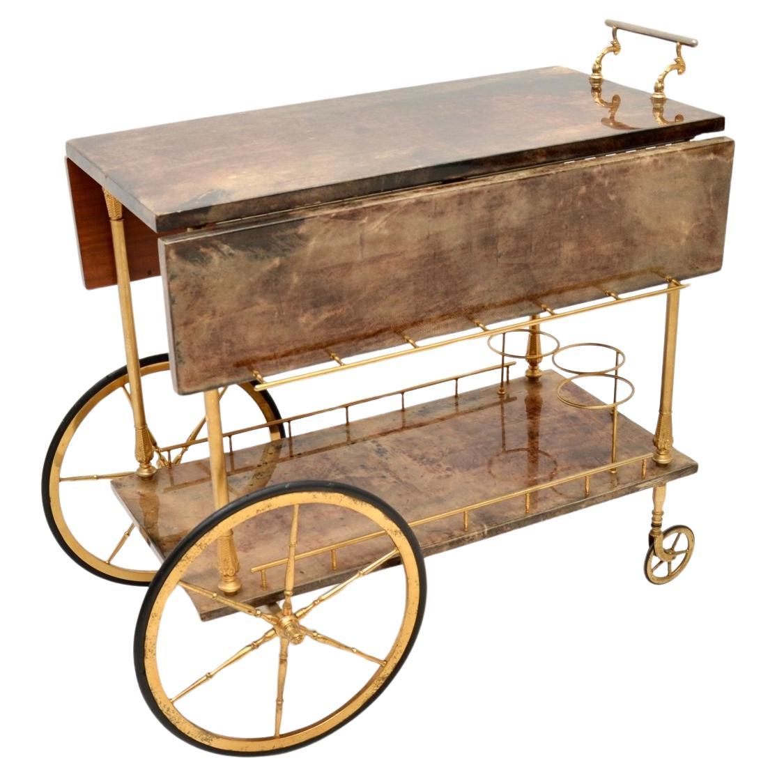 Vintage Italian Drinks Trolley by Aldo Tura