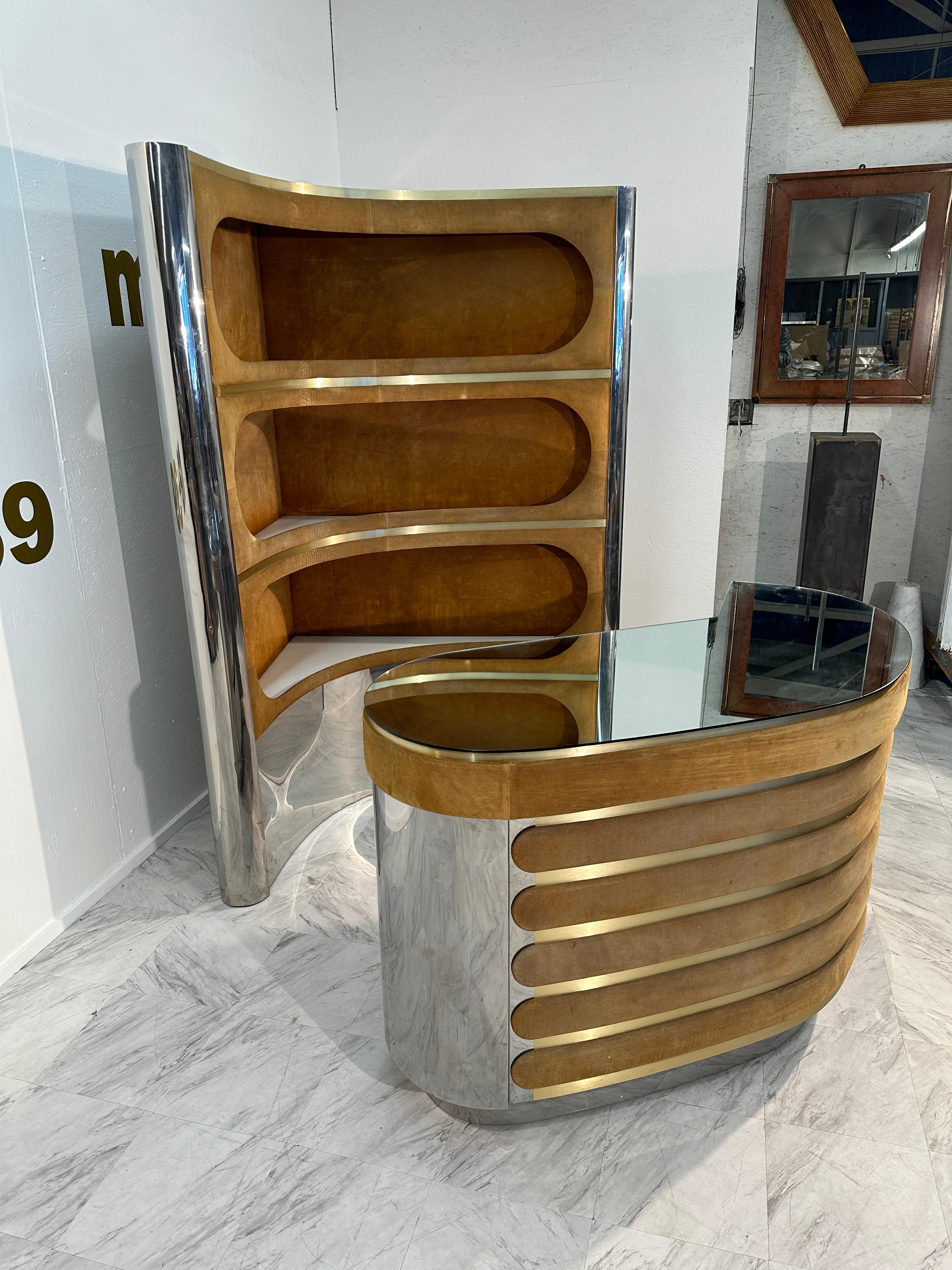 Dry Bar italiano d'epoca di Willy Rizzo, Italia, anni '70 1