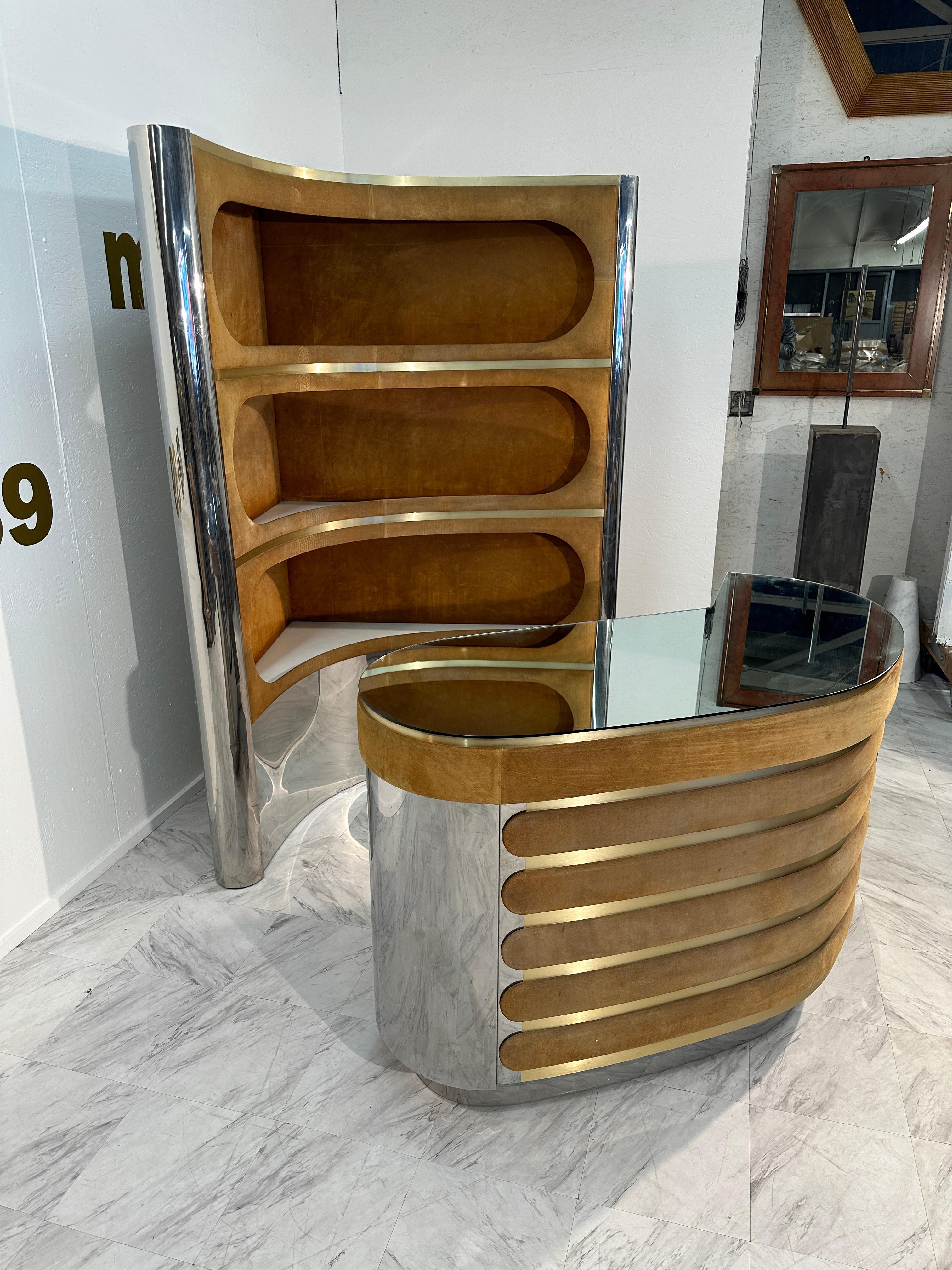 Dry Bar italiano d'epoca di Willy Rizzo, Italia, anni '70 2