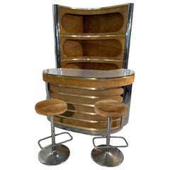 Italienische Trockenbar von Willy Rizzo, Italien, 1970er Jahre