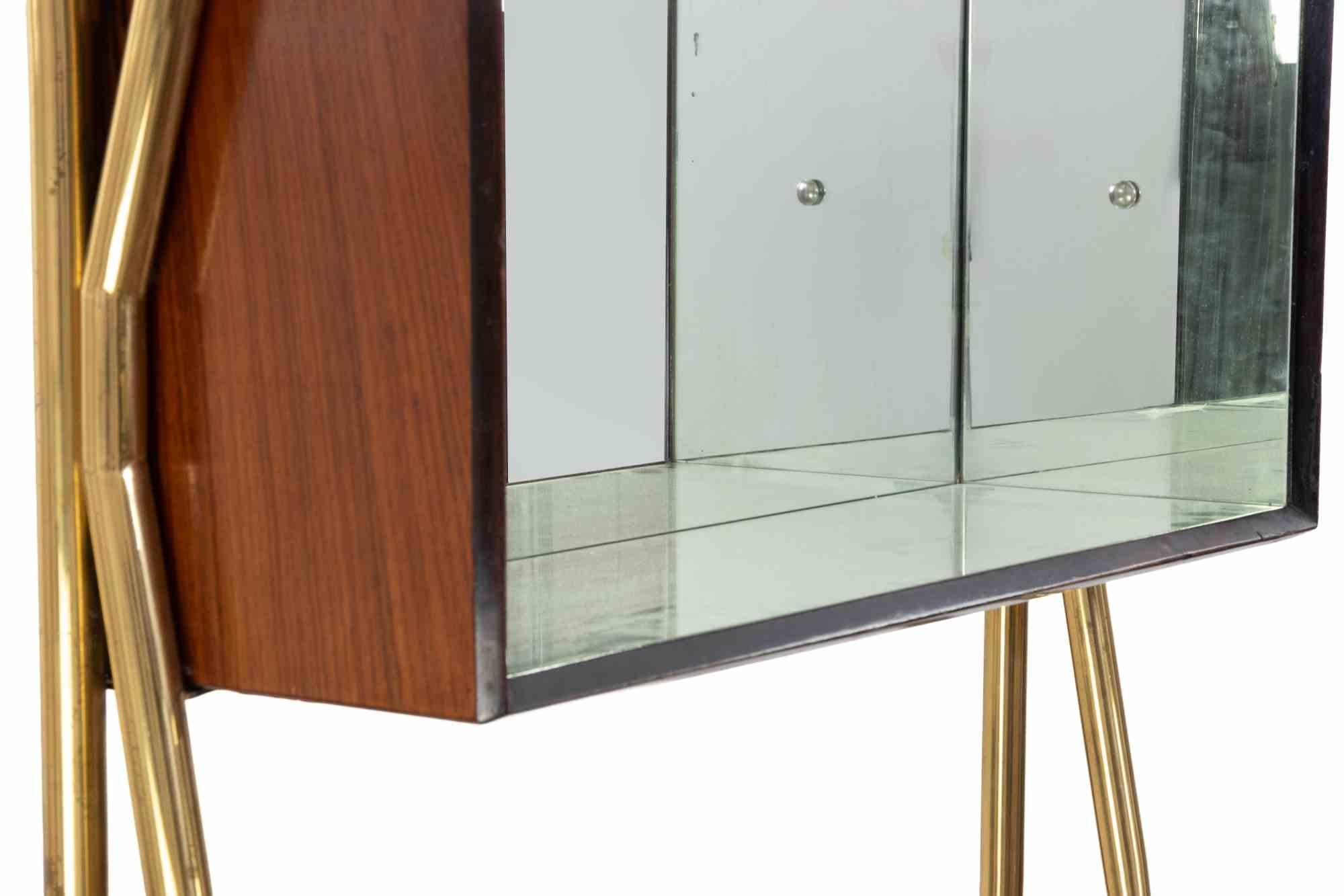 Vintage Italian Dry Bar in the style of Gio Ponti In Good Condition For Sale In Roma, IT