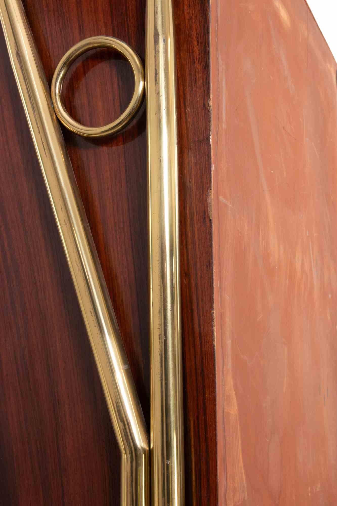 Vintage Italian Dry Bar in the style of Gio Ponti For Sale 4
