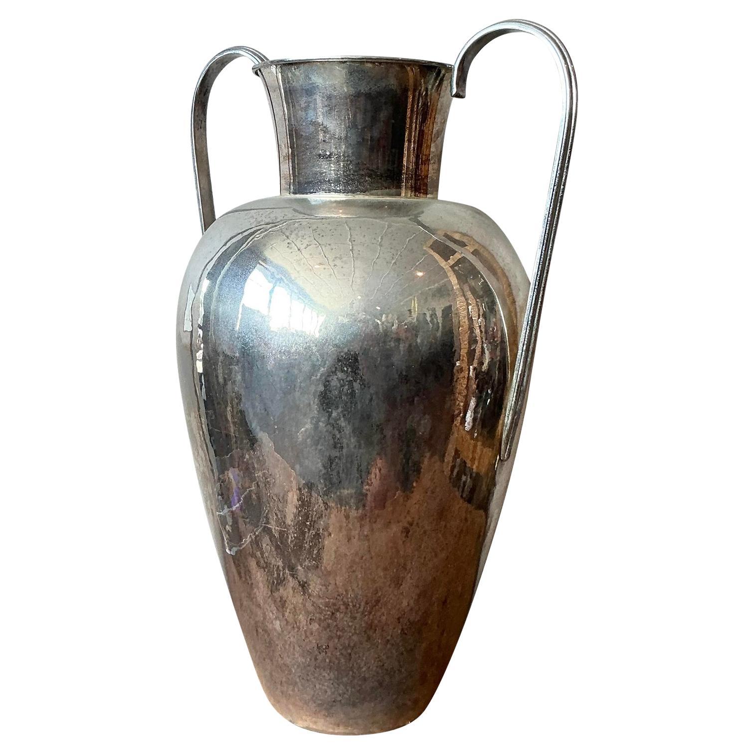 Vaso a forma di piatto d
epoca Egidio Broggi Milano in vendita