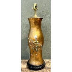 Vintage Italian Eglomise Knight Lamp