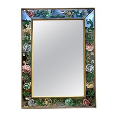 Miroir italien vintage églomisé