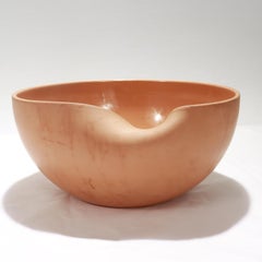 Vintage Italian Elsa Peretti for Tiffany & Co. Terracotta 'Thumbprint' Bowl