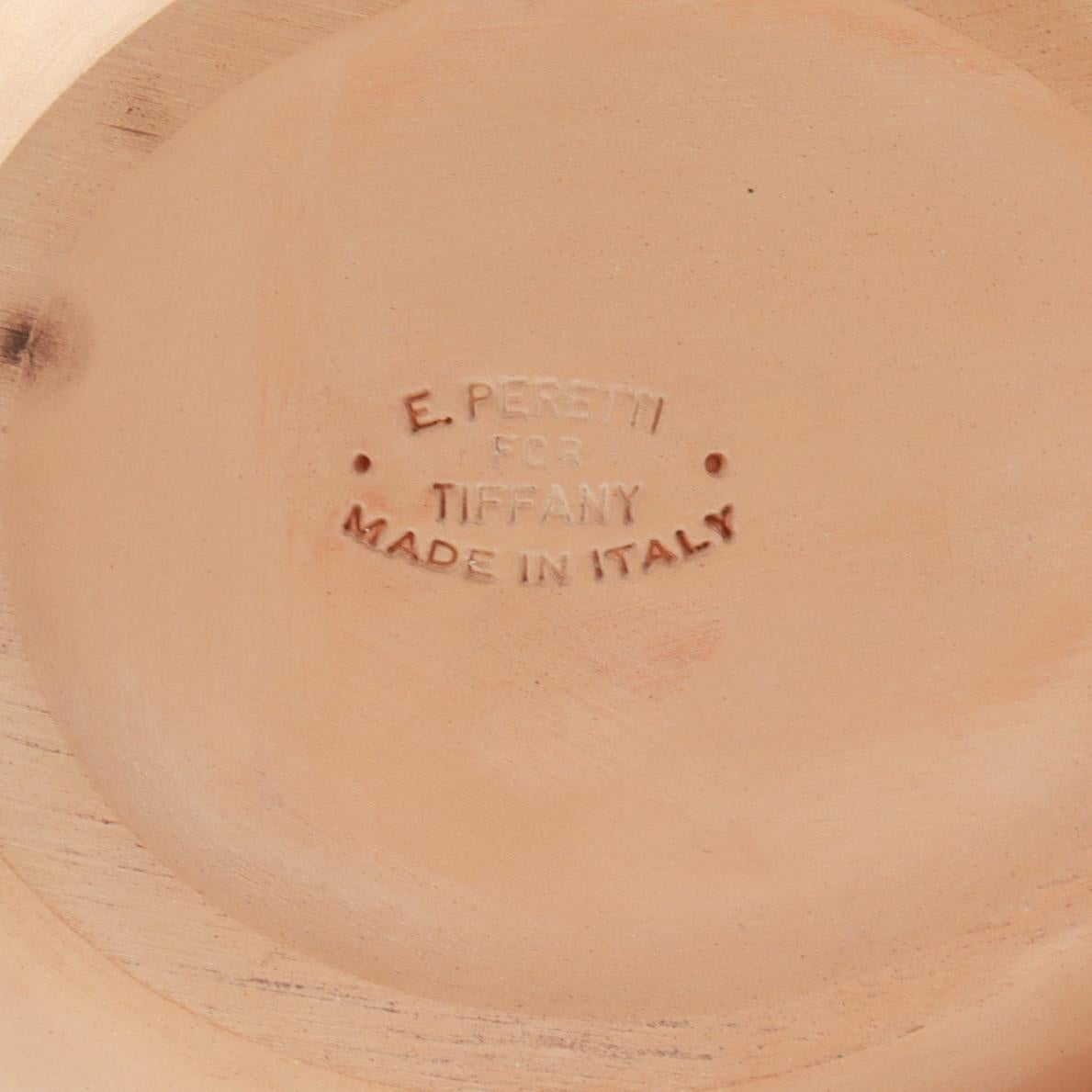 Vintage Italian Elsa Peretti for Tiffany & Co. Terracotta 'Thumbprint' Pitcher 7