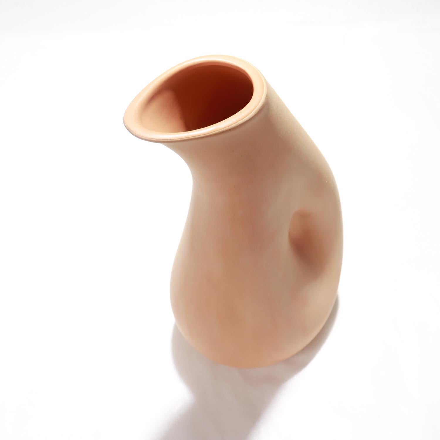 Vintage Italian Elsa Peretti for Tiffany & Co. Terracotta 'Thumbprint' Pitcher 3