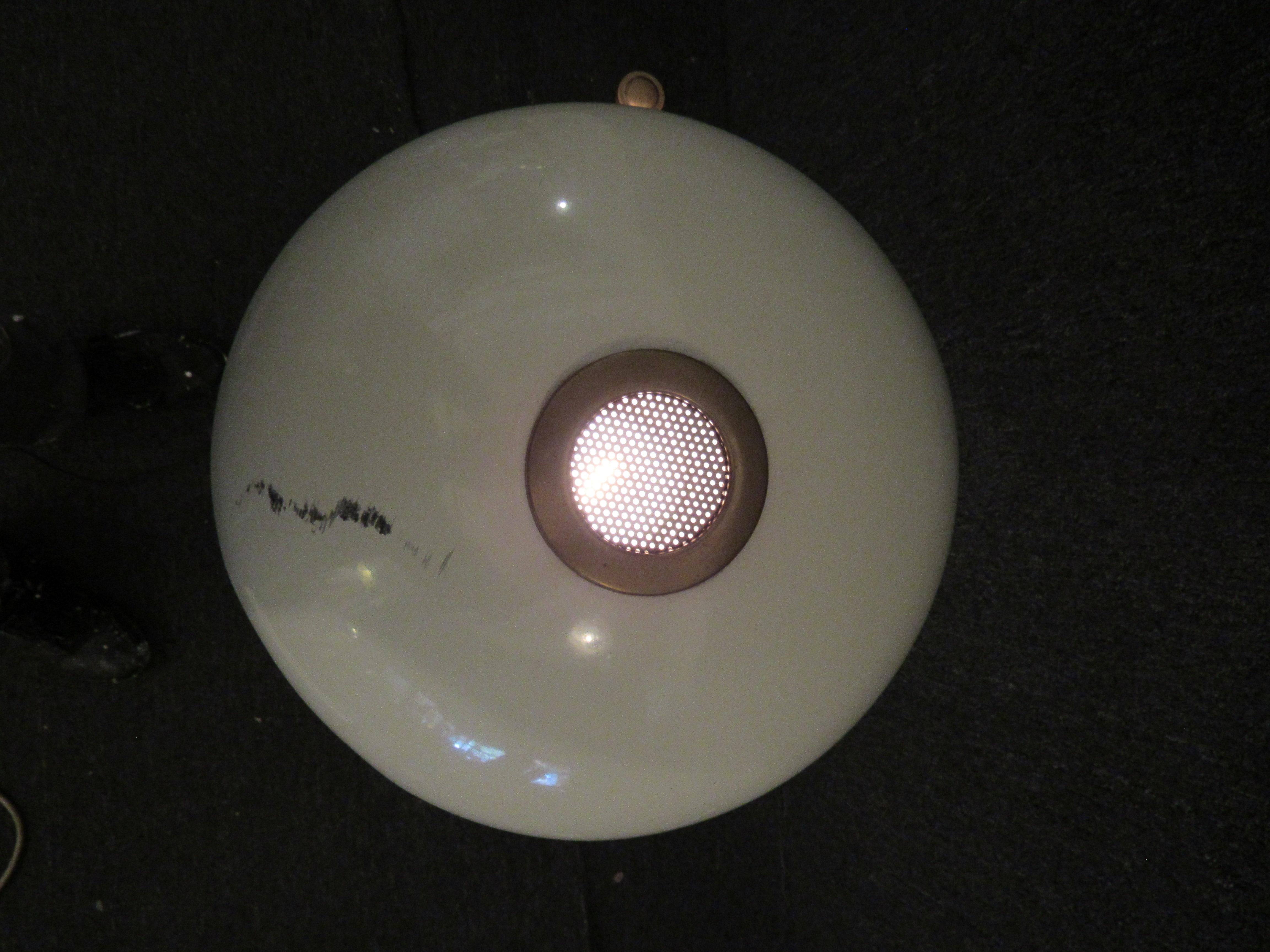 Vintage Italian Enameled Adjustable Floor Lamp 3