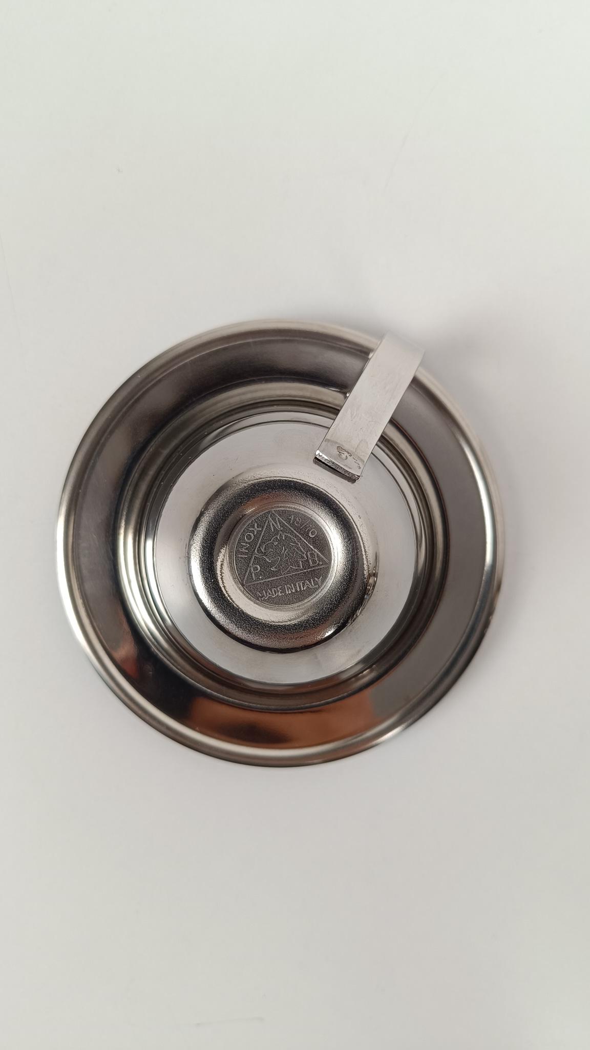 Acier inoxydable Set de tasses à café espresso italiennes vintage en acier inoxydable, années 70 en vente