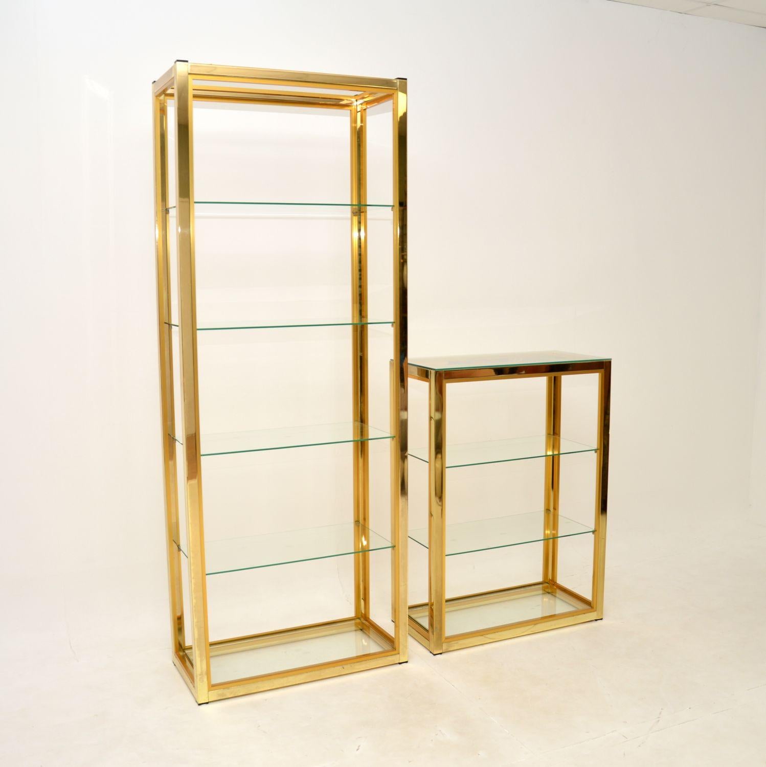 Vintage Italian Etagere Display Cabinet by Zevi In Good Condition For Sale In London, GB