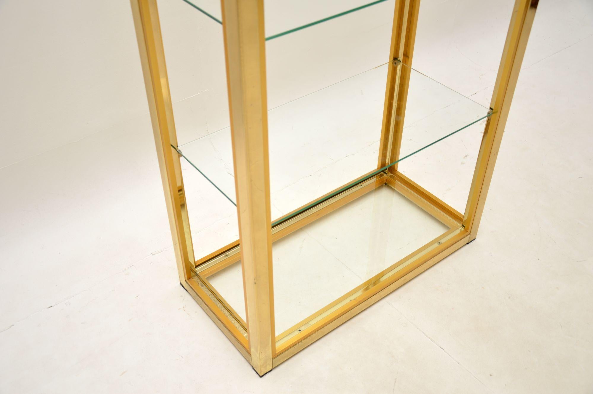 Vintage Italian Etagere Display Cabinet by Zevi For Sale 2