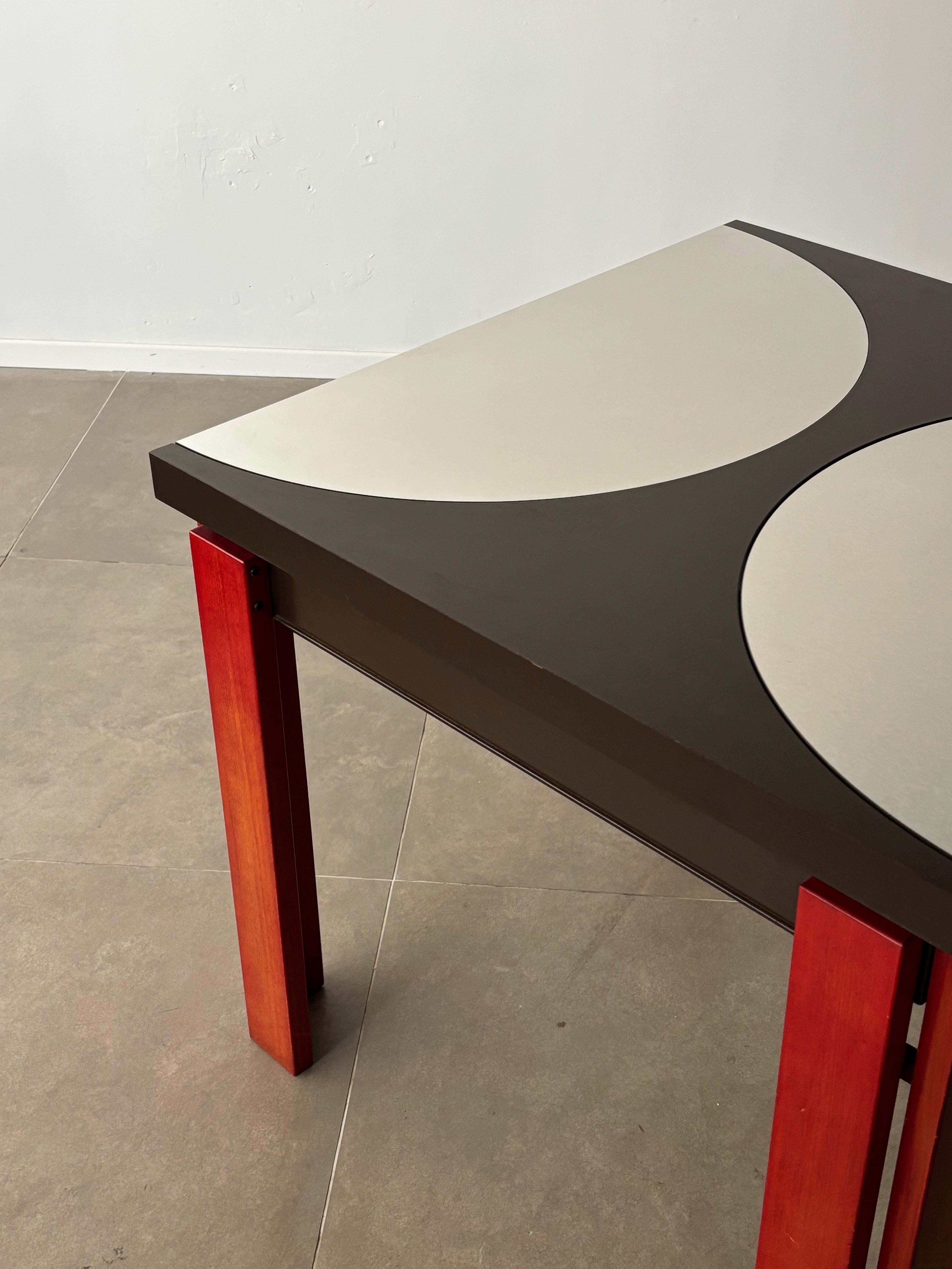 Table de salle à manger italienne extensible, années 1970, Italie en vente 7
