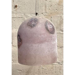 Vintage Italian Extra Latge “Medusa” Glass Pendant After Scavo Murano