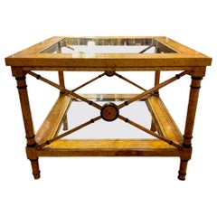 Vintage Italian Faux Painted Designer Table