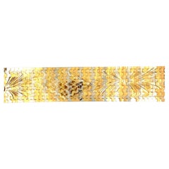 Vintage Italian Flat Two Tone Gold Bracelet