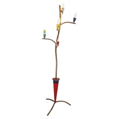 Vintage Italian Floor Lamp, Años 50