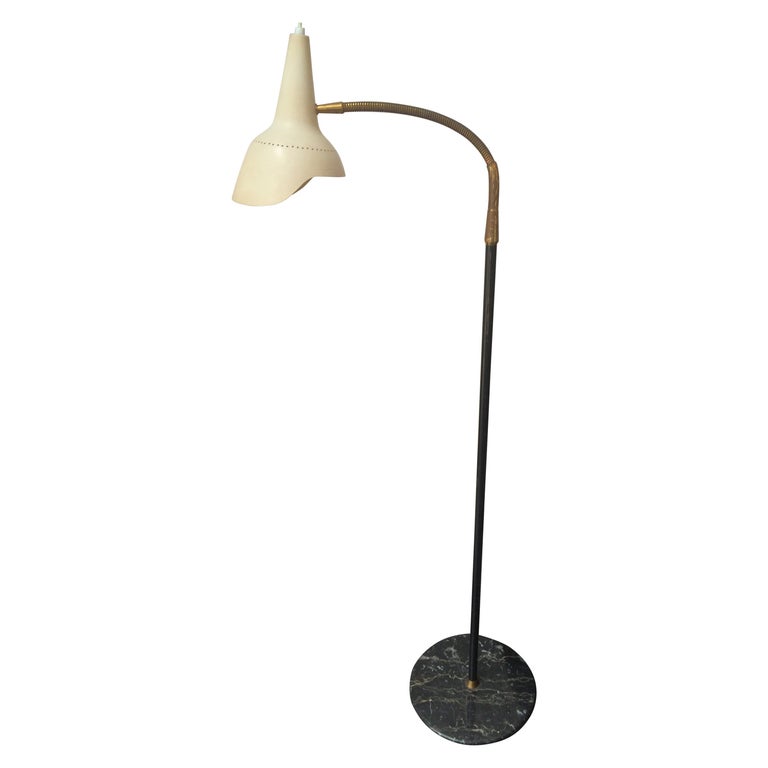 Vintage Italian Floor Lamp by Lumen For Sale at 1stDibs