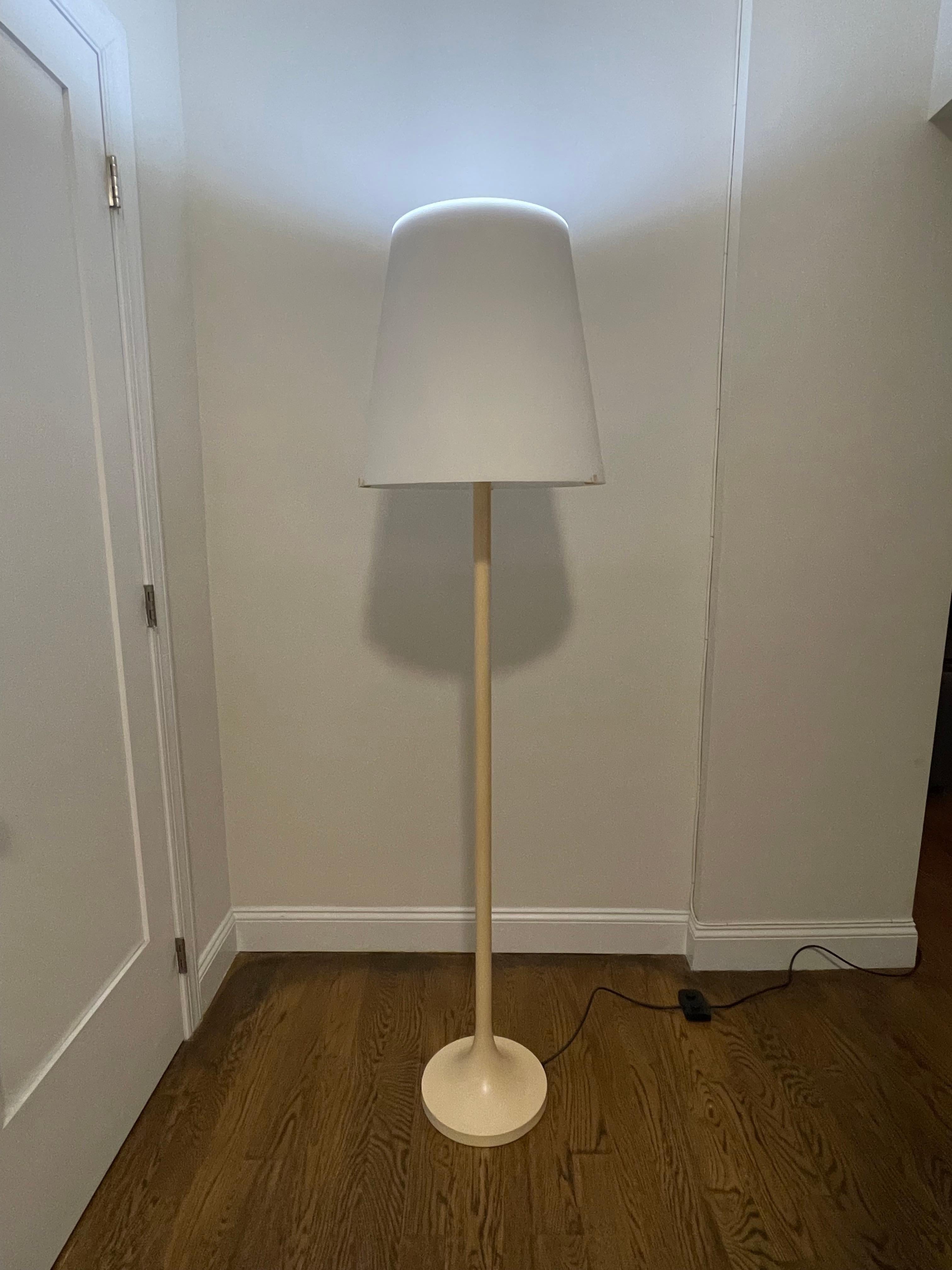 Lampada da terra Vintage Italian Lamp di Max Ingrand per Fontana Arte In condizioni buone in vendita a New York, NY
