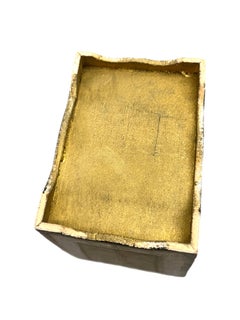 Vintage Italian Florentine Gilt and Painted Waste Basket