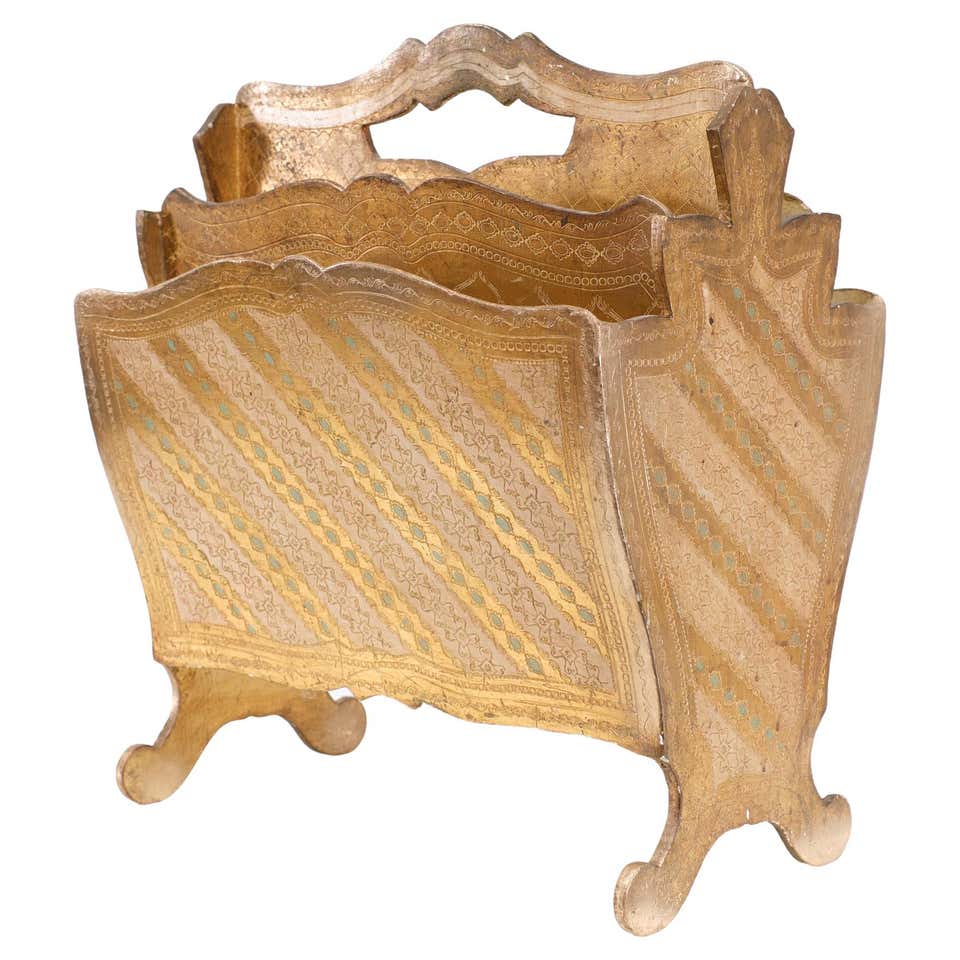 Leather Bound Ledger Magazine Holder Italian, 1950s For Sale at 1stDibs ...