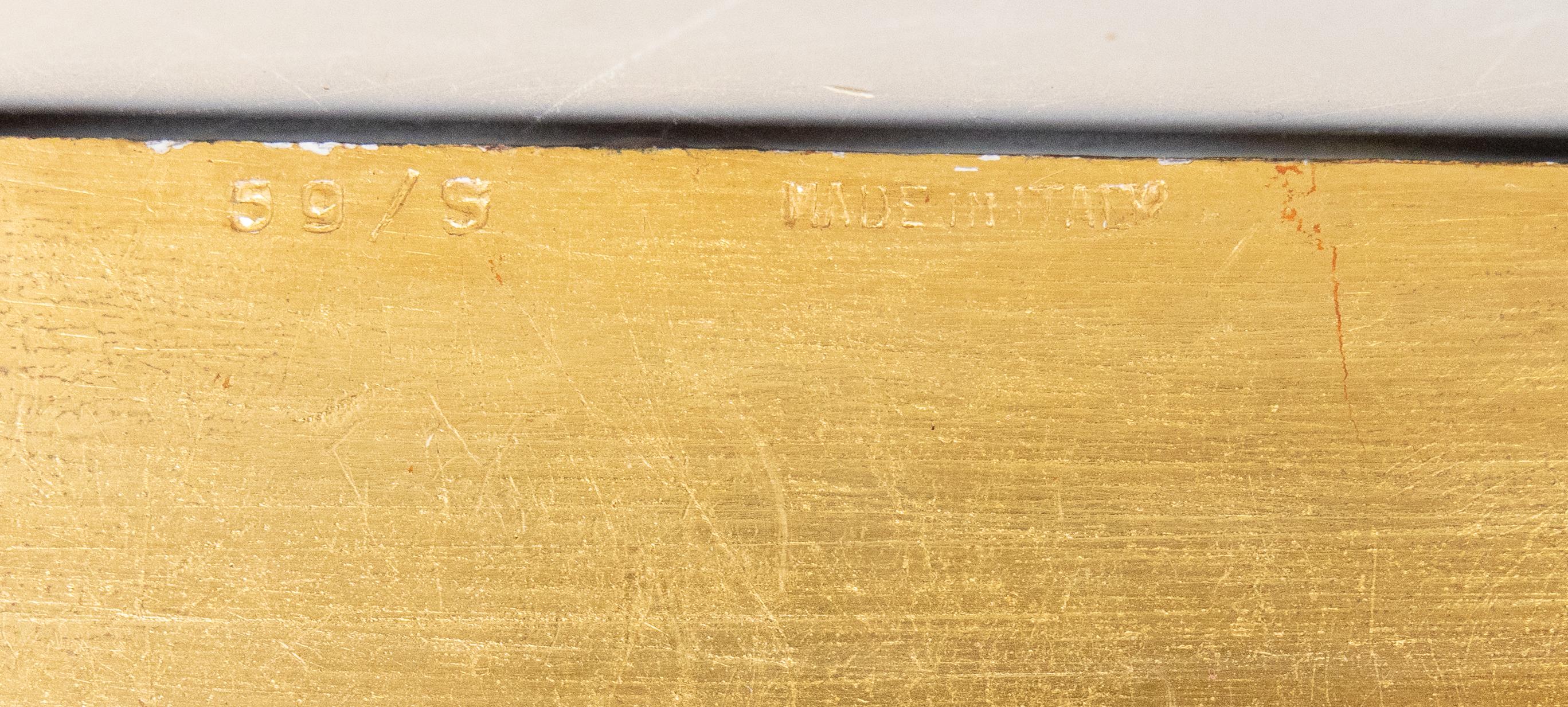 Paar italienische Florentiner Wandregale im neoklassischen Stil aus Giltwood, um 1950 im Angebot 4