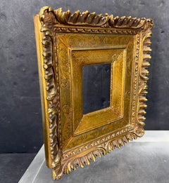 Vintage Italian Florentine Wood Gilt Gold Ornate Art Frame