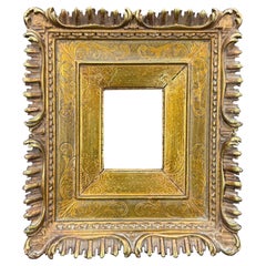 Vintage Italian Florentine Wood Gilt Gold Ornate Art Frame