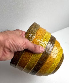 Vintage Italian Flower Pots ( 2 available - sold separately )