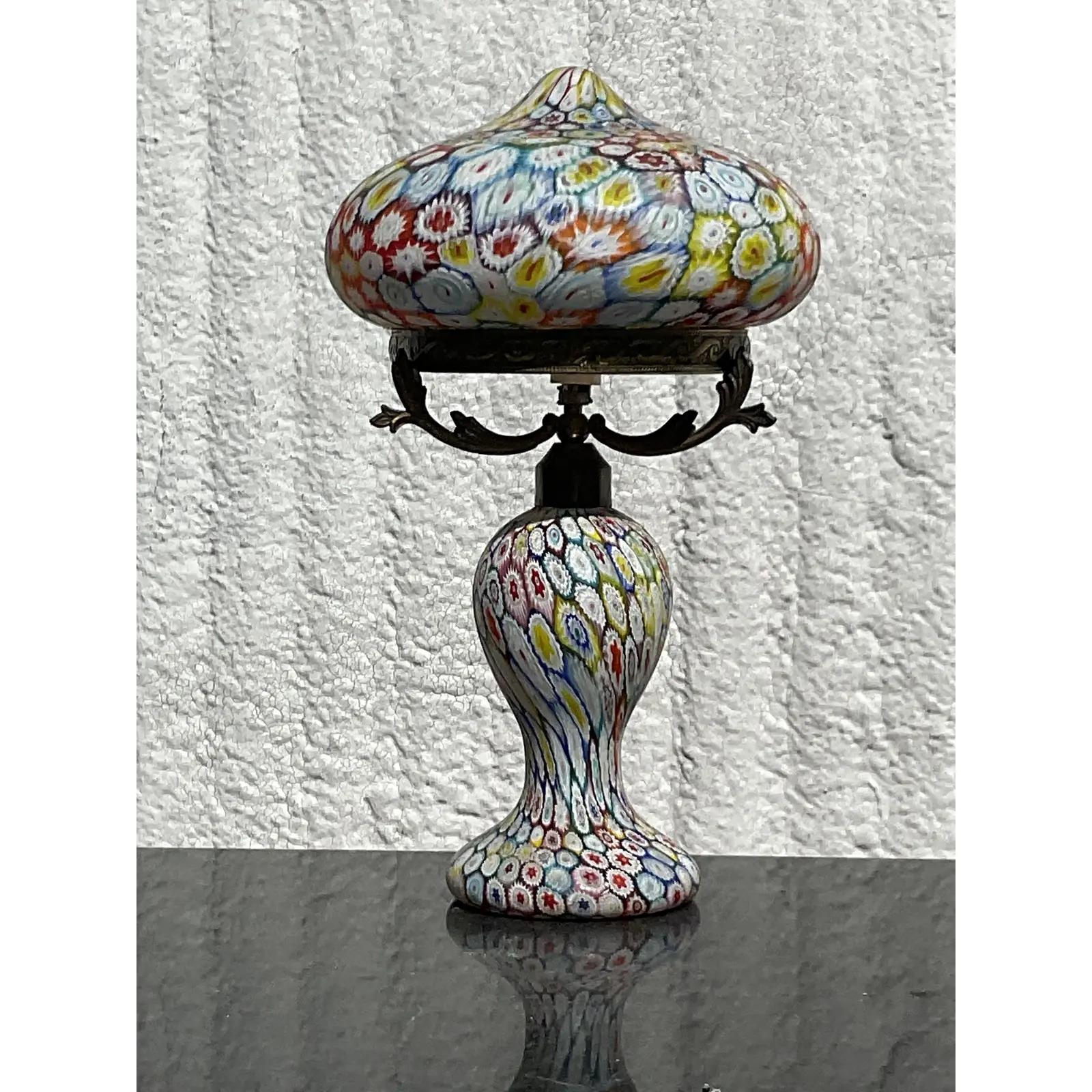 vintage mushroom lamp