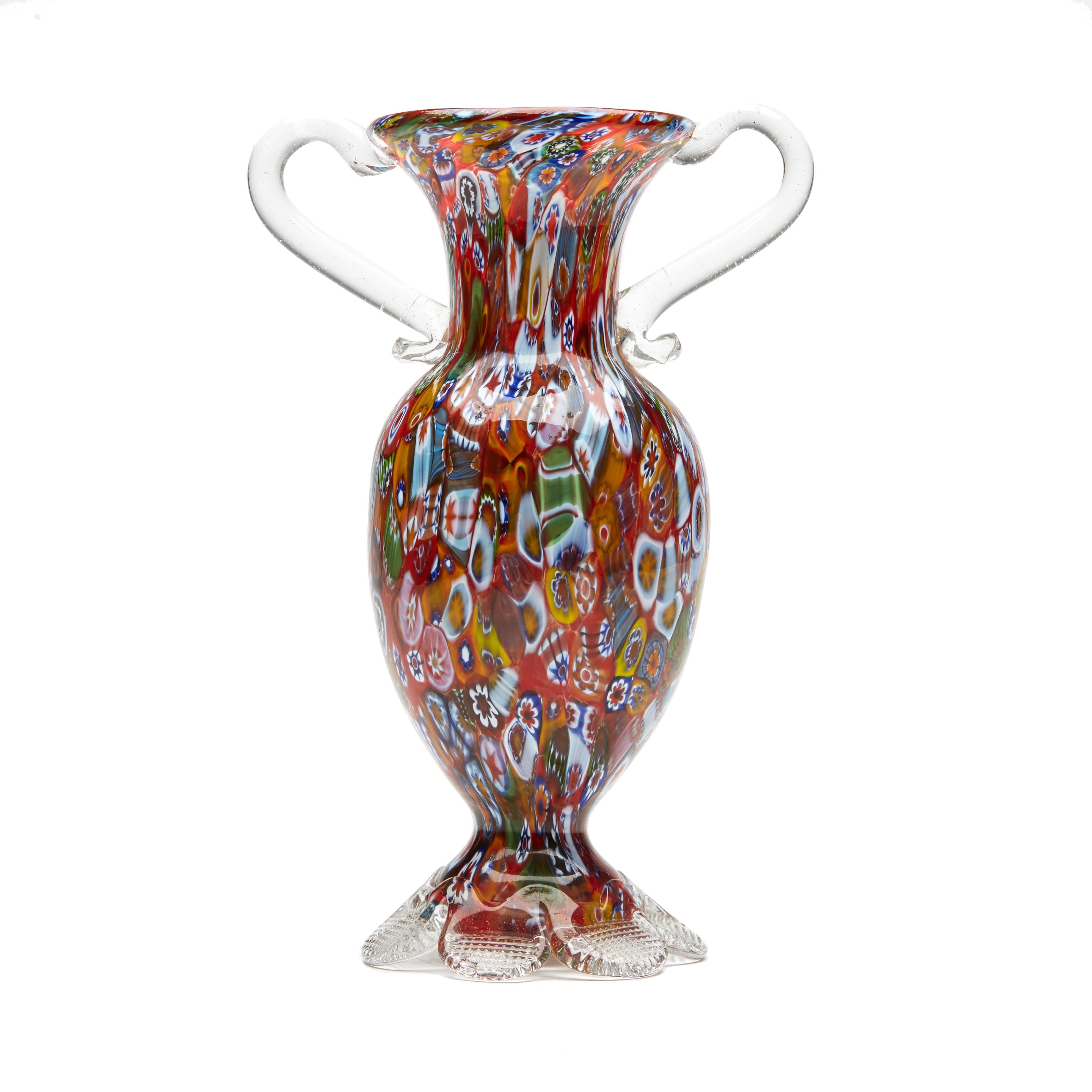 fratelli toso millefiori vase