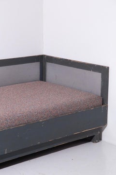 Vintage Italian Futurist Modular Sofa with Geometric Design