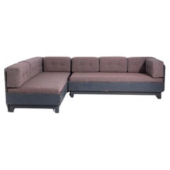 Vintage Italian Futurist Modular Sofa with Geometric Design