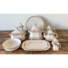 Vintage Italian Gallerie De Porcelaine “Lombardi Medici” Serving Set of 11