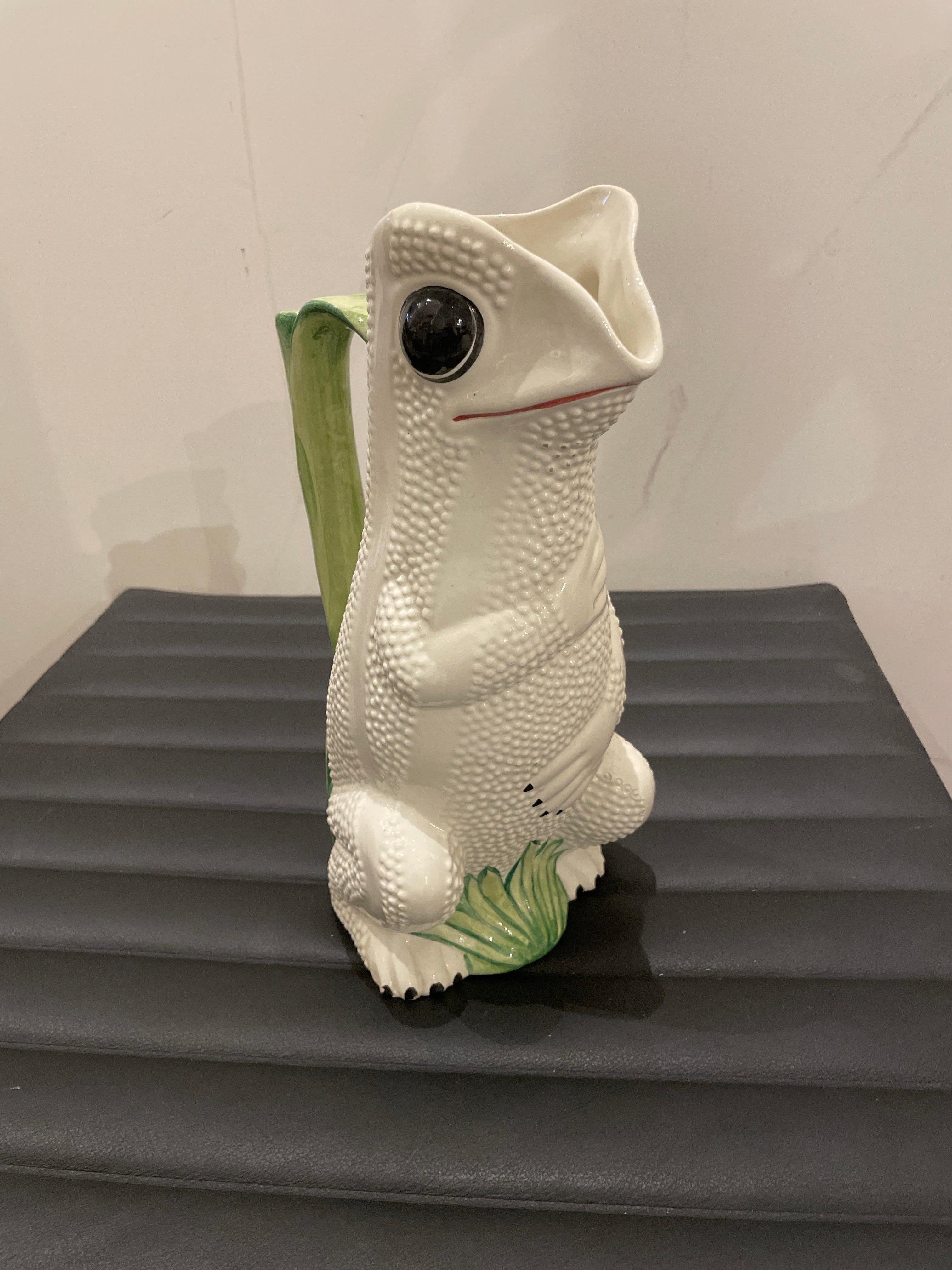 Vintage Italian Gecko Pitcher For Sale 3