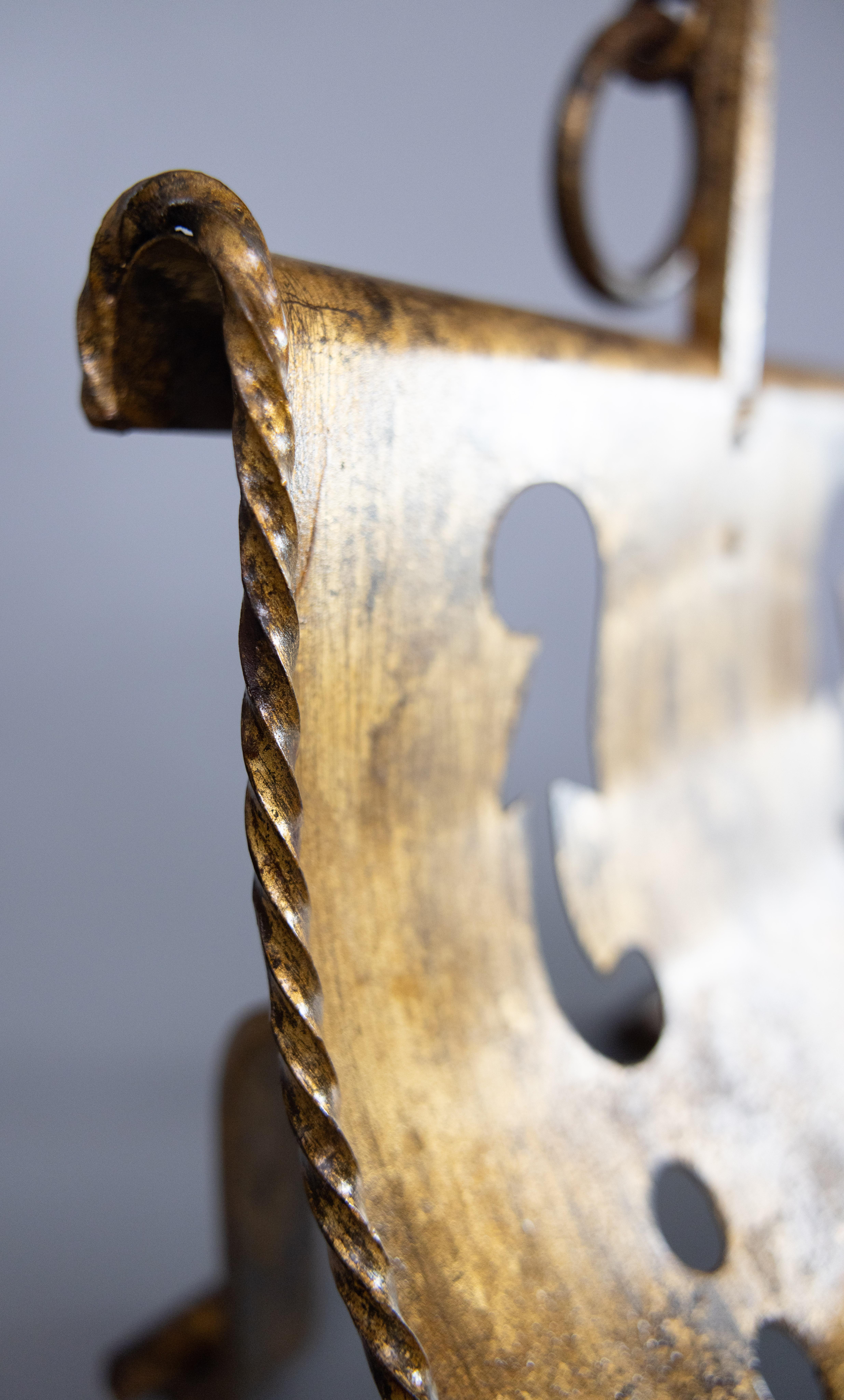 XX secolo Portariviste d'epoca in ferro dorato in vendita