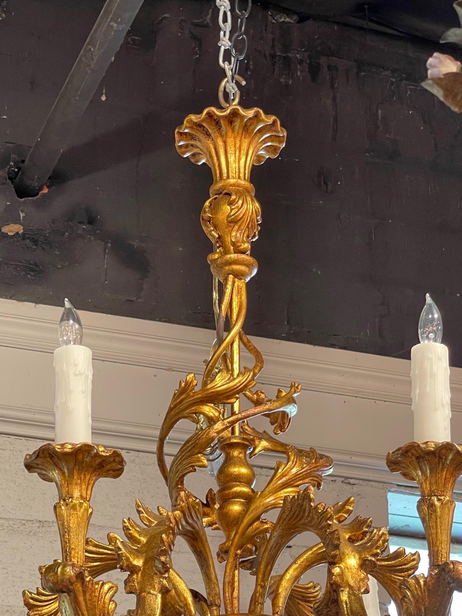vintage italian chandelier