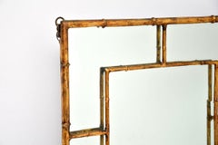 Vintage Italian Gilt Metal Mirror