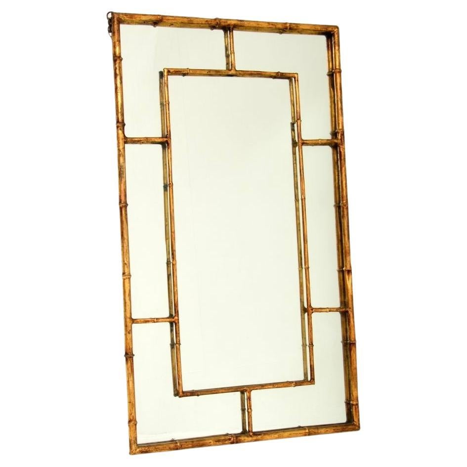 Vintage Italian Gilt Metal Mirror