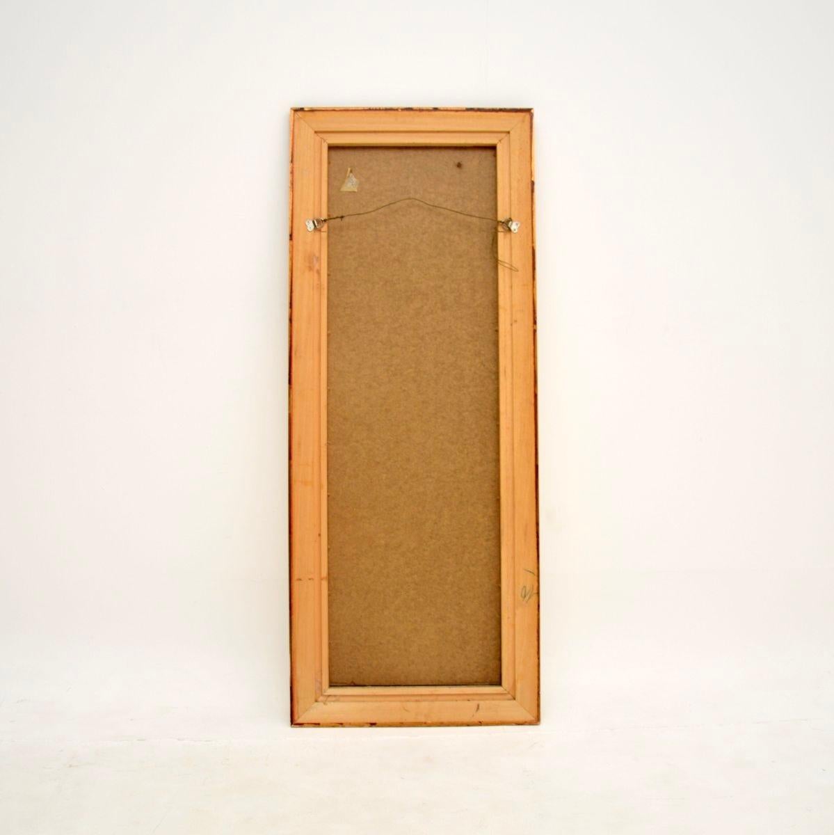Italiano Specchio italiano d'epoca in legno dorato in vendita