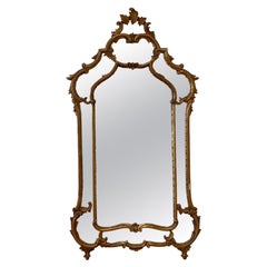 Vintage Italian Gilt Wood Mirror