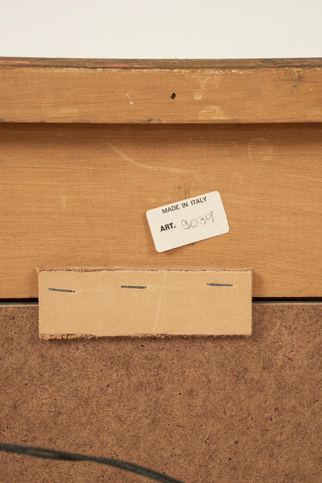 Vintage Italienisch Giltwood Spiegel im Angebot 4