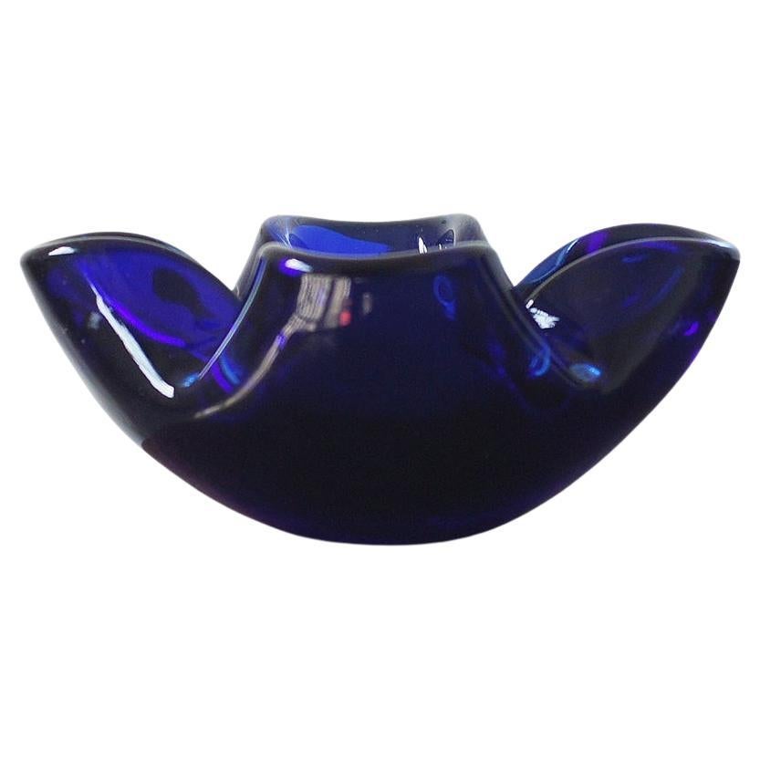 Vintage Italian Glass Ashtray, 1970
