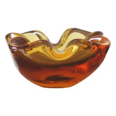 Vintage Italian Glass Bowl, 1970s